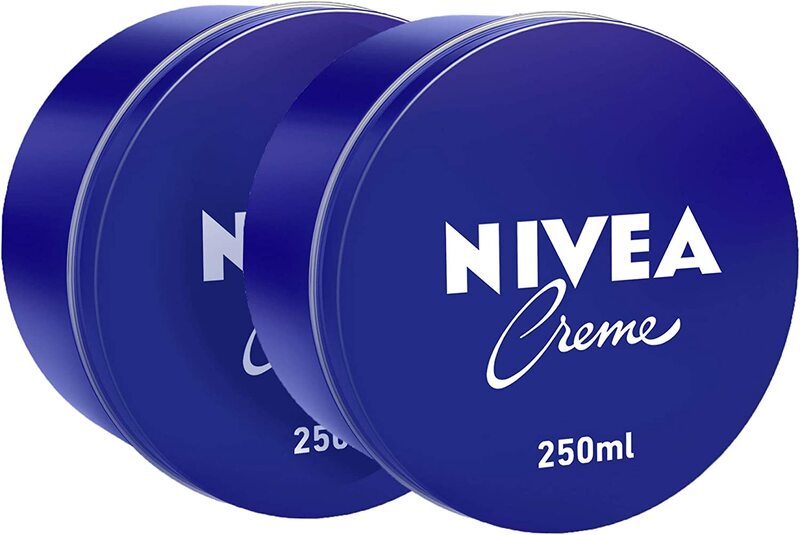 

Nivea Universal Face Body Hands Moisturizing Cream Tin, 2 x 250ml