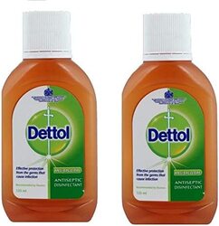 Dettol Antiseptic Disinfectant Liquid, 125ml, 2 Pieces