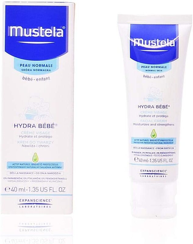

Mustela Hydra Bebe Facial Cream for Kids, 40ml