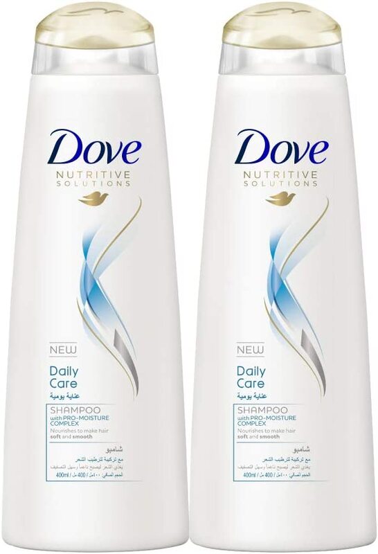 

Dove Daily Care Shampoo, 2 x 400ml