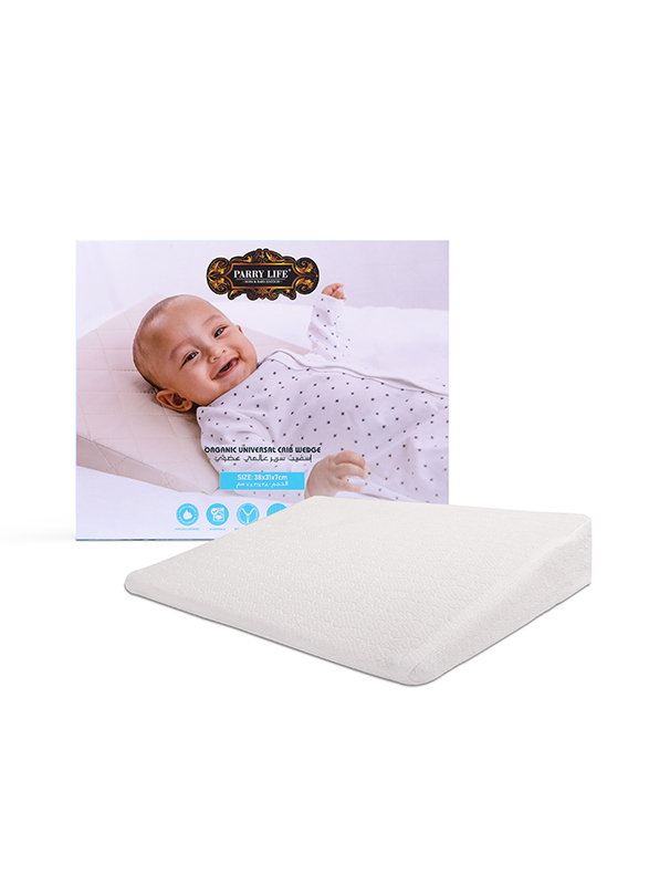 

Parry Life Baby Universal Crib Wedge, 38 x 31 x 7cm, White