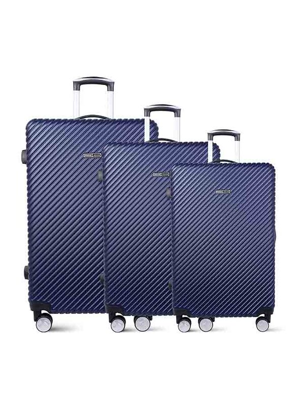 

Para John 3-Piece Travel Luggage Suitcase Set, Navy Blue