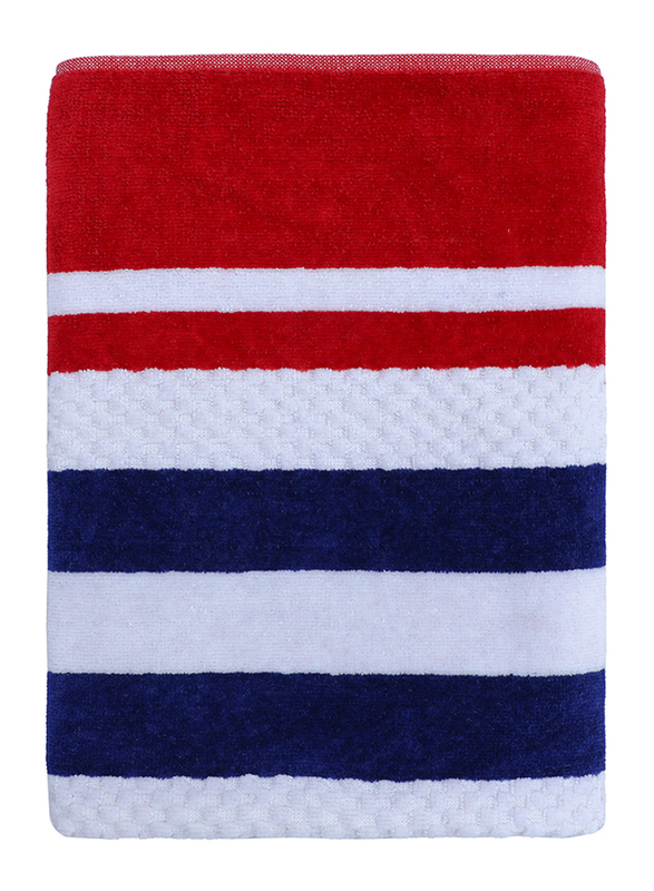 

Parry Life Premium Quality Cotton Towel, Blue/Red