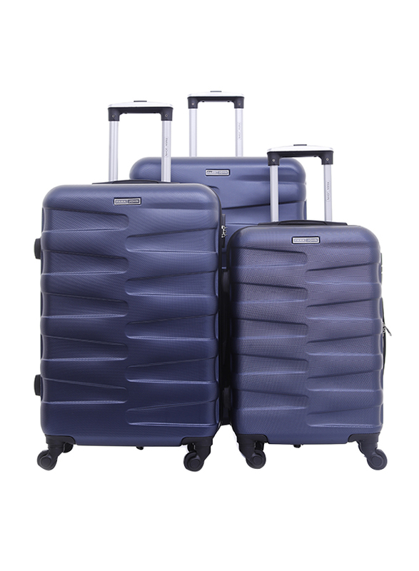 

Para John 3 Pieces Travel Luggage Suitcase, Navy Blue