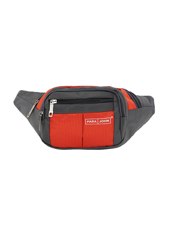 

Para John Waist Bag Unisex, Orange/Grey