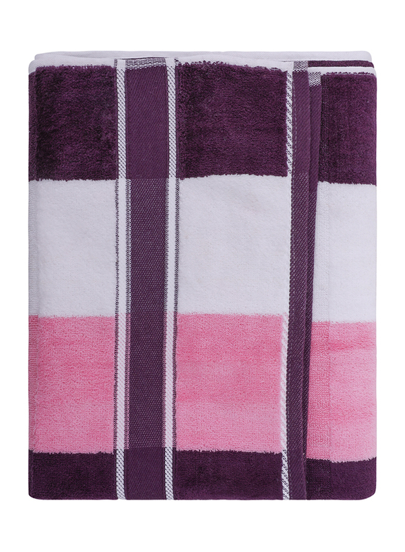 

Parry Life Premium Quality Cotton Towel, Purple/White/Pink