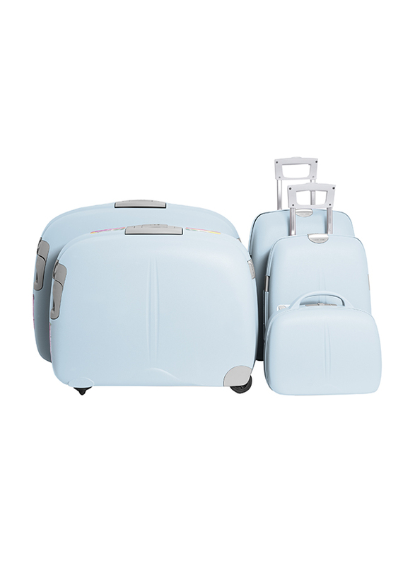 

Para John 5 Pieces Travel Luggage Suitcase Set, Light Blue
