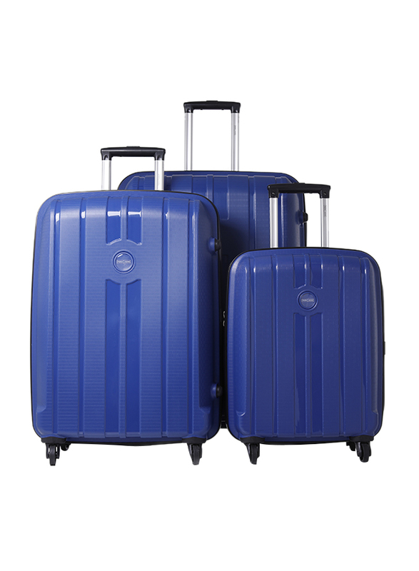 

Para John 3 Pieces Travel Luggage Suitcase, Blue
