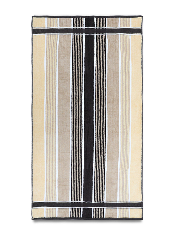 

Parry Life Premium Quality 100% Cotton Bath Towel, Cream/Black