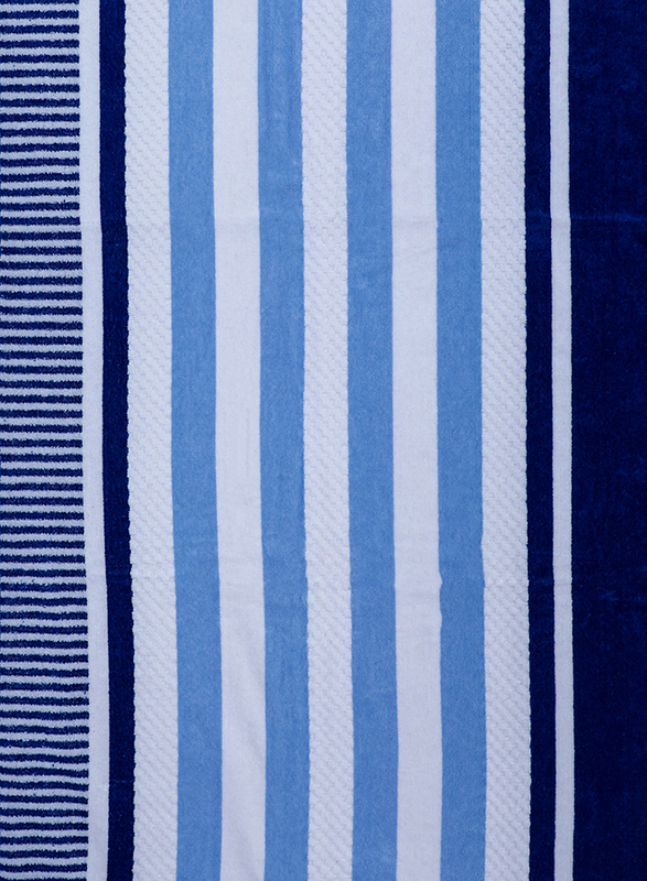 

Parry Life Premium Quality Cotton Towel, Dark Blue/White