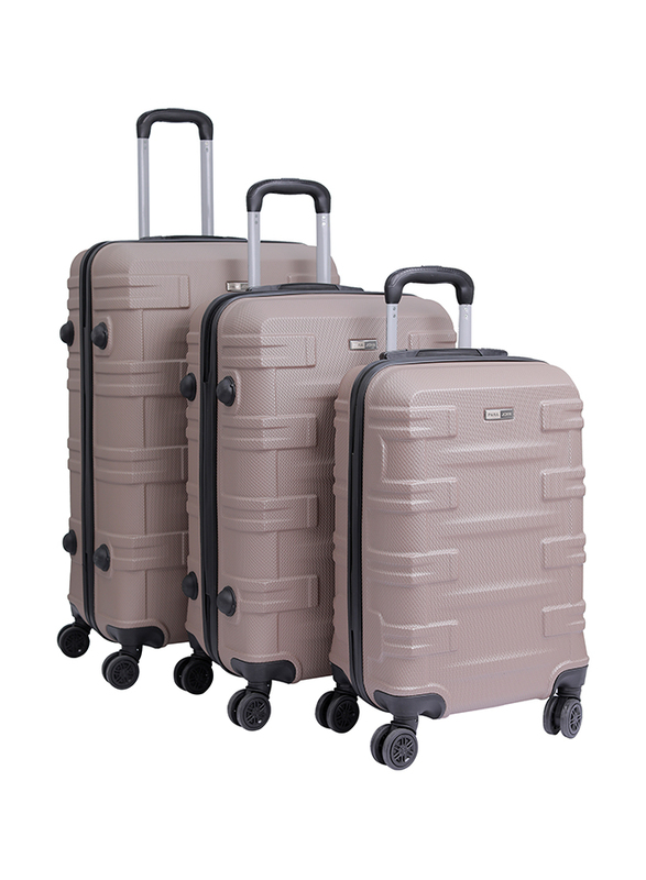 

Para John 3 Pieces Travel Luggage Set, PJTR3166B, Gold