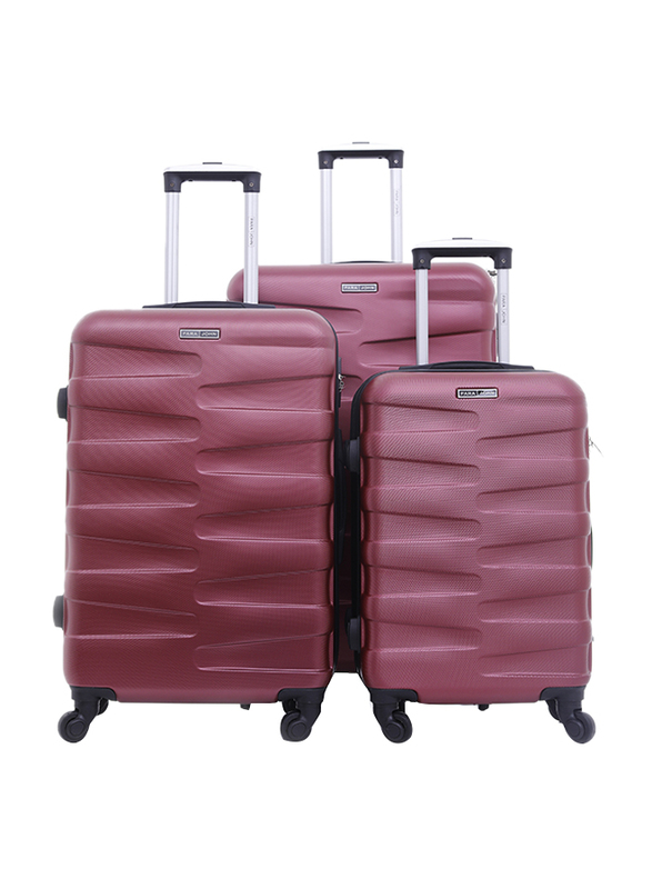 

Para John 3 Pieces Travel Luggage Suitcase, Burgundy