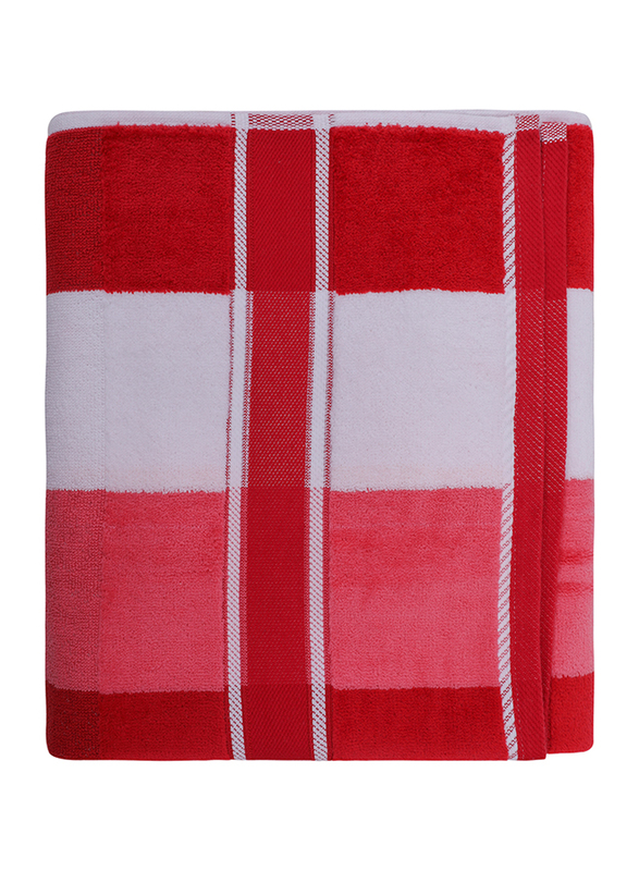 

Parry Life Premium Quality Cotton Towel, Red/White/Pink
