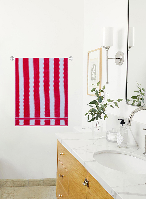 

Parry Life Cotton Towel, Red/White