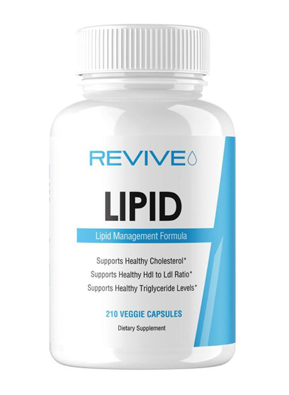 

Revive MD Middle East Revive Lipid Management Formula Supports Healthy Cholesterol Dietary Supplement, 210 Veggie Capsules