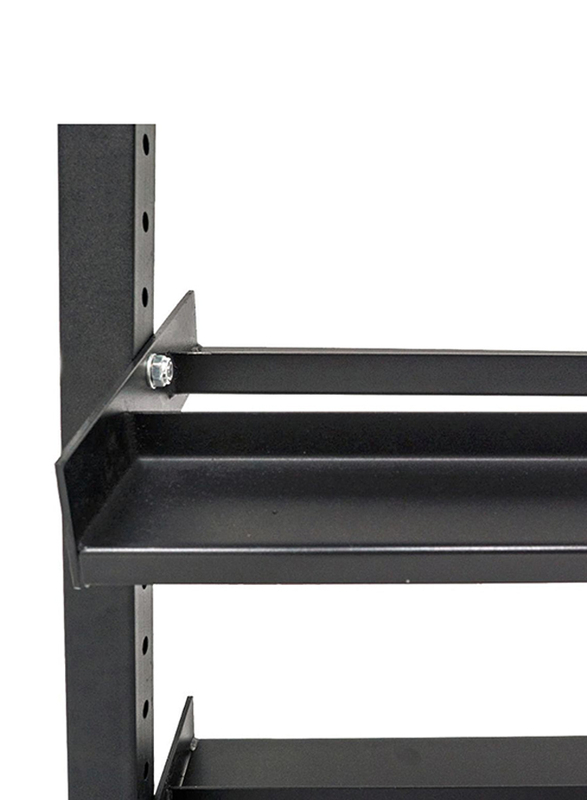 

Force USA 3 Tier Rubber Hex Dumbbell Rack, Black