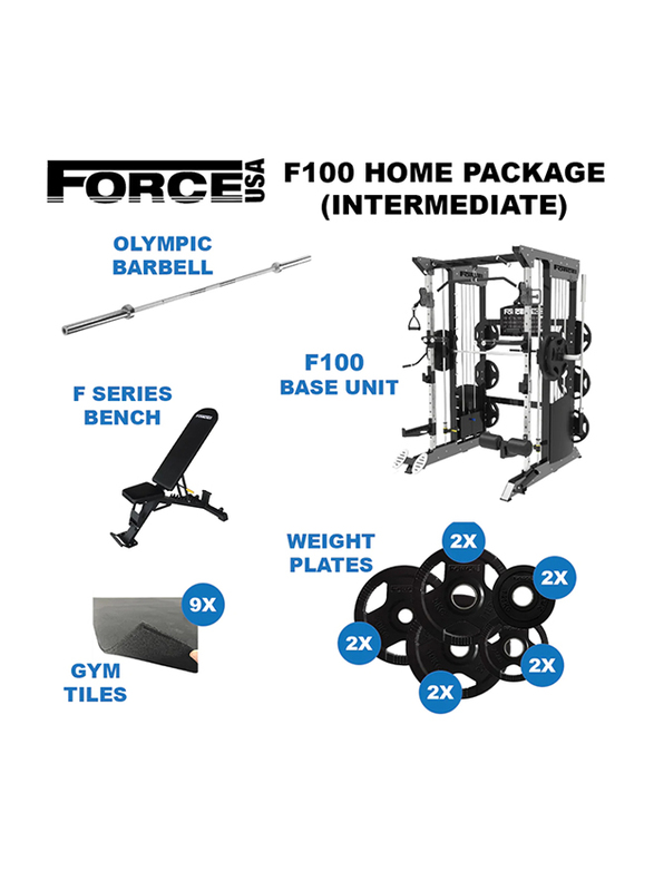 

Garner Home Gym Package F100, Intermediate, Multicolour