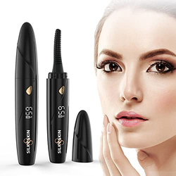 Silky Skin Heated Electric Eyelash Curler, Black