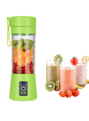 Portable blender usb mixer electric juicer machine smoothie blender 380ml - Green