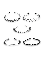 ARK Wavy Metal Hair Hoop Ordinary Headband, 5 Pieces