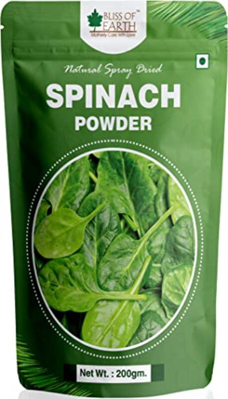 

Bliss of Earth Natural Spray Spinach Powder, 200gm
