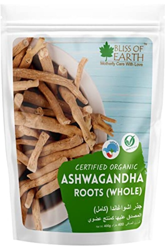 

Bliss of Earth Ashwagandha Root Whole Herbal Supplement, 400gm