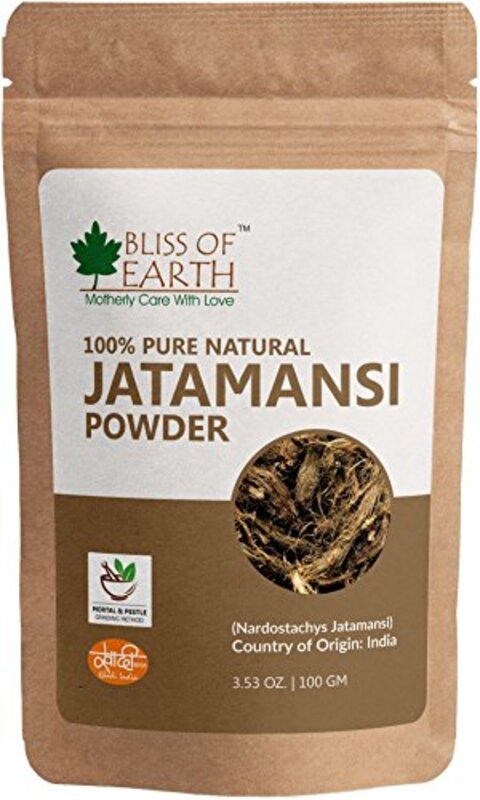 

Bliss of Earth 100% Pure & Natural Jatamansi Powder for All Hair Types, 100g