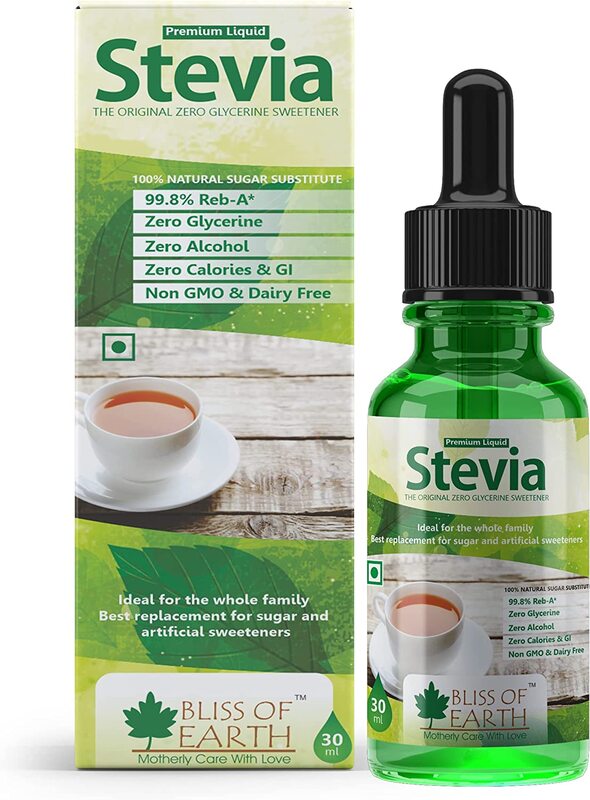 

Bliss of Earth Original 99.8% REB-A Stevia Drops Liquid, 30ml