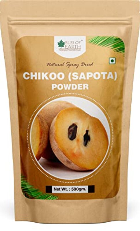 

Bliss of Earth Natural Spray Dried Chikoo (Sapota) Powder, 500gm