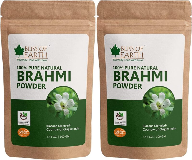 

Bliss of Earth 100% Pure & Natural Brahmi Powder, 2 x 100g