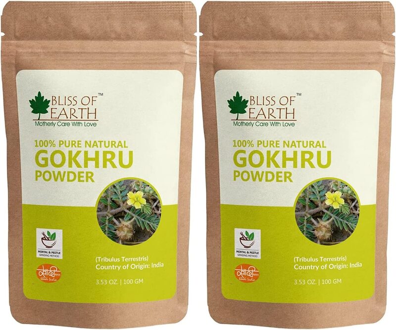 

Bliss of Earth 100% Pure & Natural Gokhru Powder, 2 x 100gm