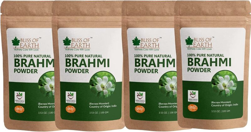 

Bliss of Earth 100% Pure & Natural Brahmi Powder, 100gm, 4 Pieces