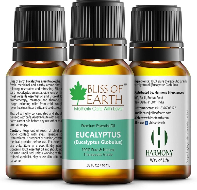 

Bliss of Earth 100% Pure Eucalyptus Essential Oil, 10ml