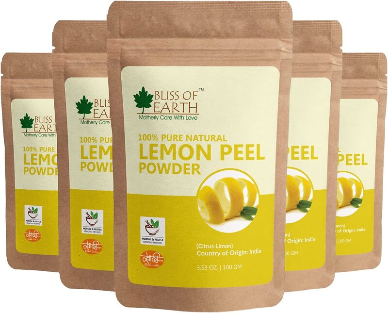 

Bliss of Earth 100% Pure Lemon Peel Powder, 100gm, 5 Pieces