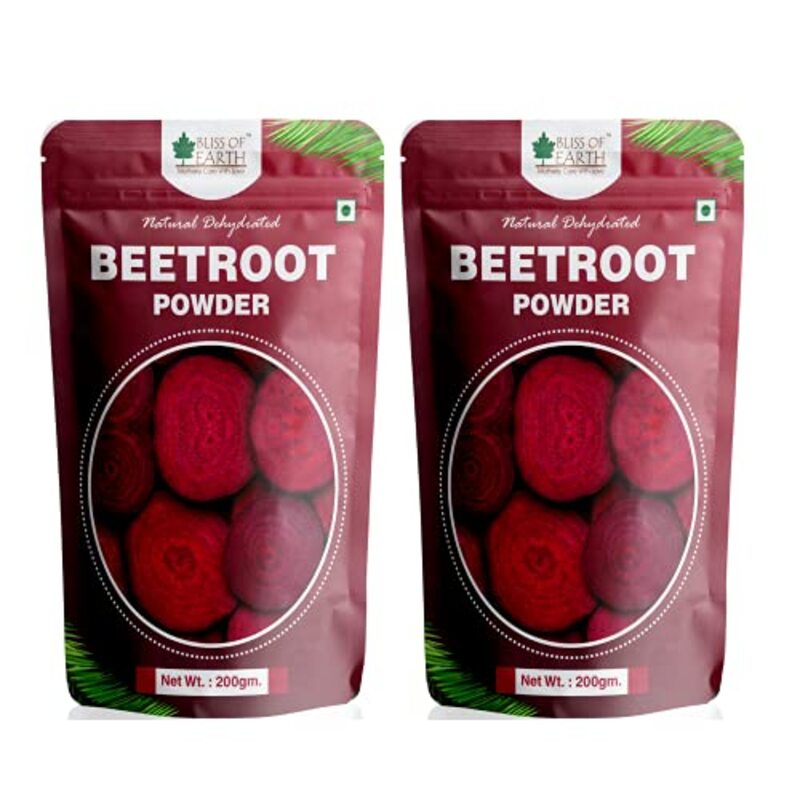

Bliss of Earth Natural Dehydrated Beetroot Powder, 2 x 200gm