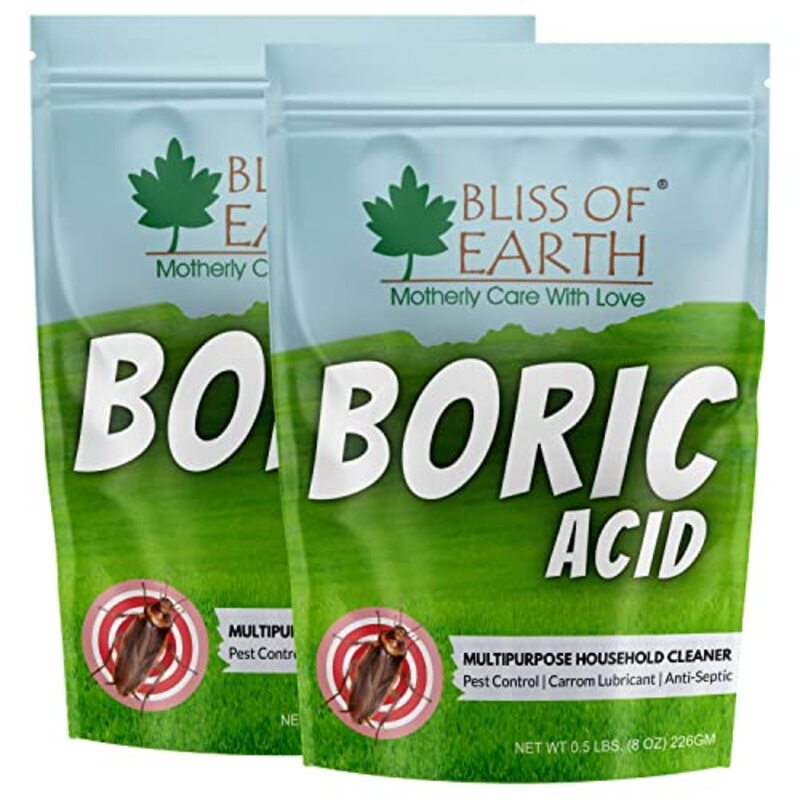 

Bliss of Earth Multipurpose kill Cockroach & Ants Boric Acid Powder, 2 x 226g