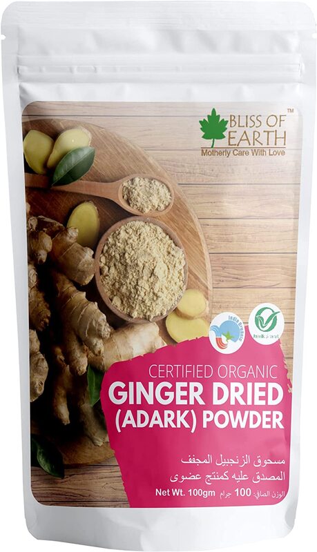 

Bliss of Earth Certified Organic Dried Ginger Powder, 100gm