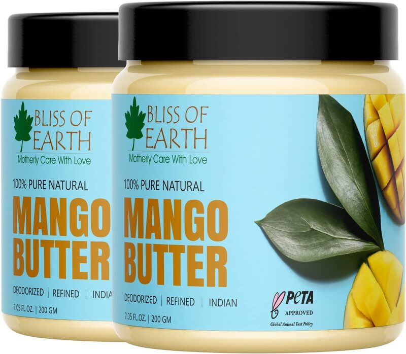 

Bliss of Earth Deodorised Indian Mango Butter, 200gm, 2 Pieces