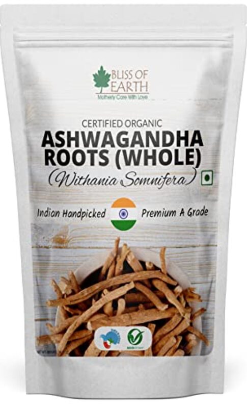 

Bliss of Earth Certified Organic Ashwagandha Roots Whole, 400gm