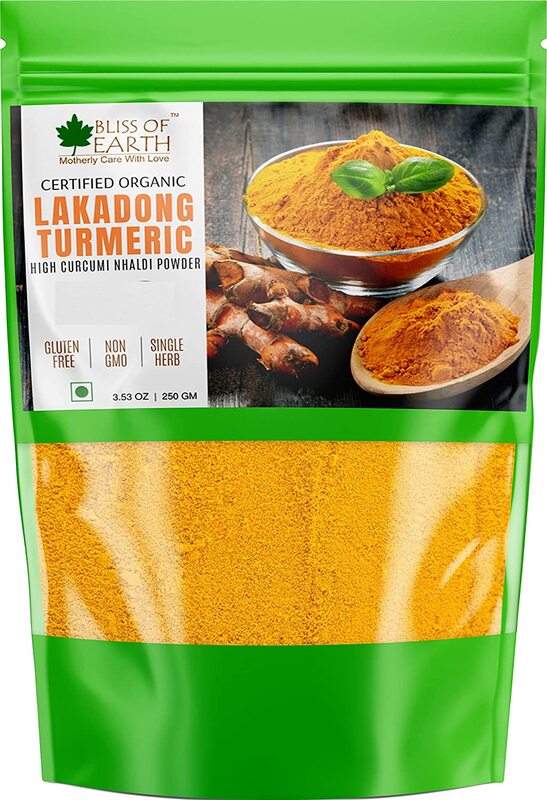 

Bliss of Earth High Curcumin Certified Organic Lakadong Turmeric Powder, 250g