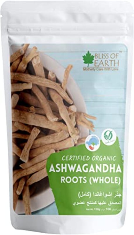 

Bliss of Earth Ashwagandha Root Whole Herbal Supplement, 100gm