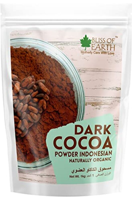 

Bliss of Earth Naturally Organic Dark Cocoa Powder, 1KG