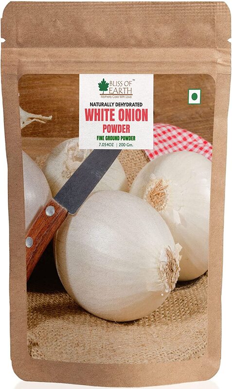 

Bliss of Earth Natural White Onion Powder, 200g