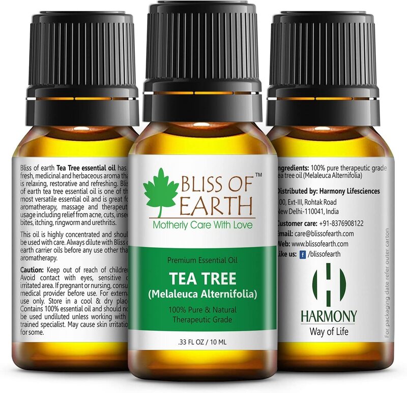 

Bliss of Earth 100% Pure & Natural Tea Tree Essential Oil, 10ml