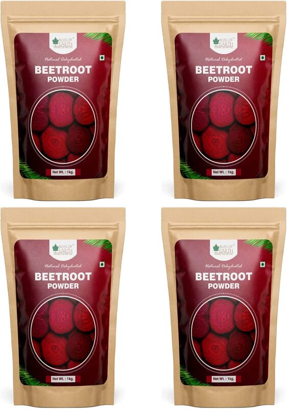 

Bliss of Earth Natural Dehydrated Beetroot Powder, 4 x 1 Kg