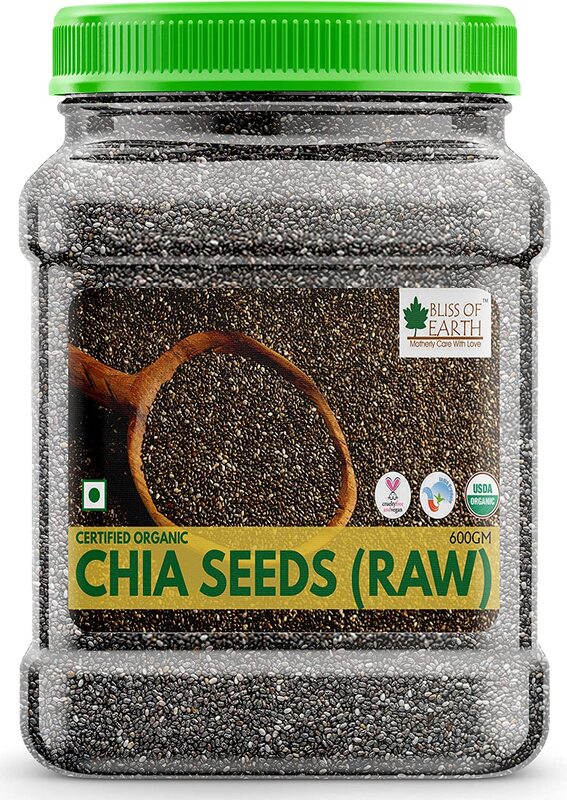 

Bliss of Earth Organic Raw Chia Seed, 600gm