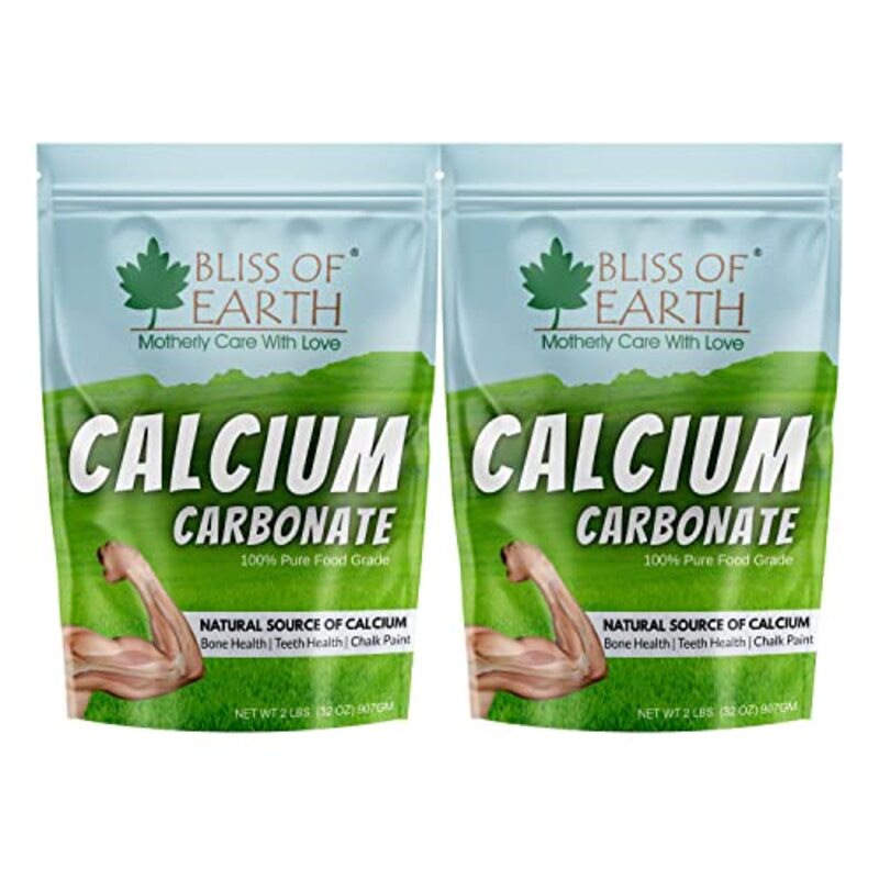 

Bliss of Earth Calcium Carbonate Powder, 2 x 907gm