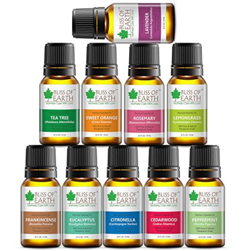 

Bliss of Earth Premium Essential Oils, 10 x 10ml