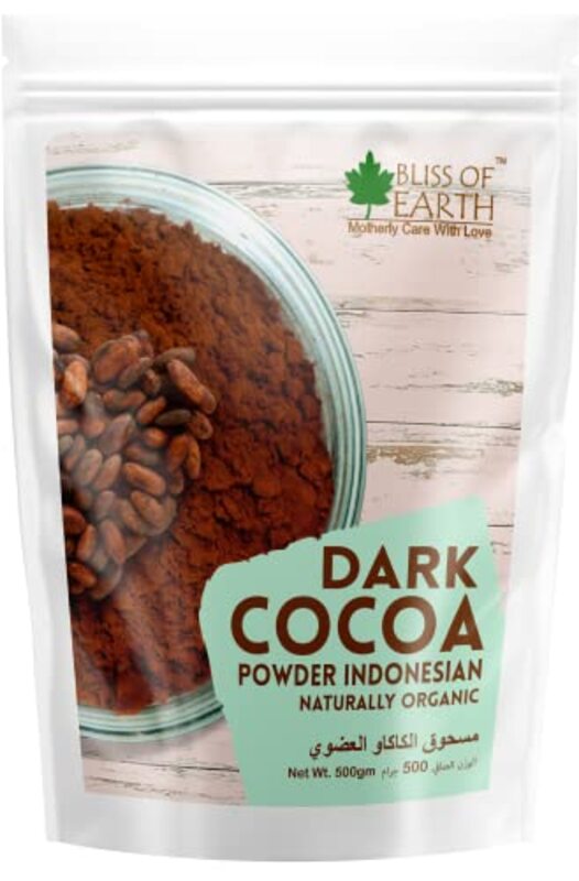 

Bliss of Earth Naturally Organic Dark Cocoa Powder, 500g