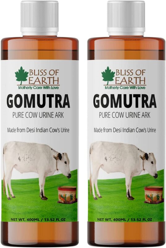

Bliss of Earth Original Gomutra Desi Cow Urine, 2 x 400ml